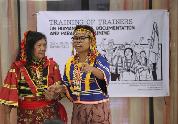 Advocacy — Lumad indigenous women in traditional attire